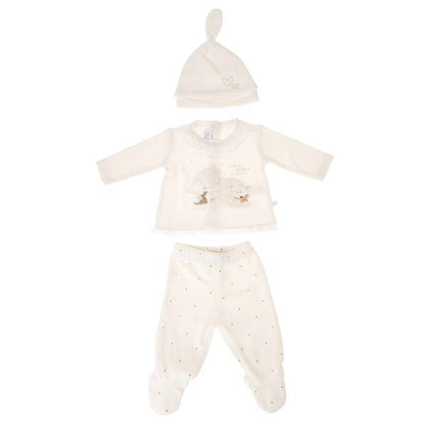 ست لباس دخترانه فیورلا مدل Fio2711، Fiorella Fio2711 Baby Girl Clothing Set