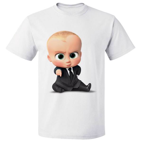 تی شرت آستین کوتاه مارس طرح the boss baby کد 3886