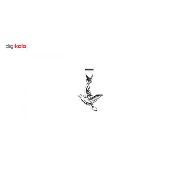 آویز گردنبند نقره بیسیک مدل P3532