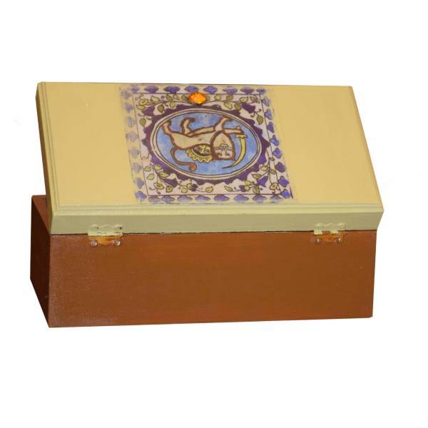 جعبه جواهرات بهار طرح سروناز مدل 007، sarvenaz 007 bahar jewlery wood box