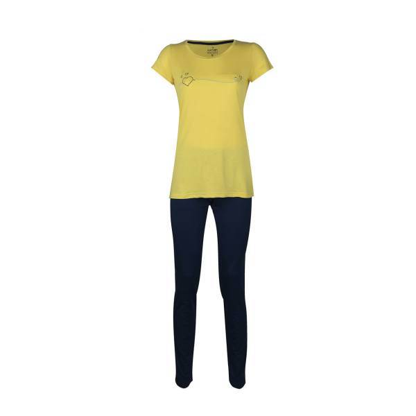 ست تی شرت و شلوار زنانه ناربن مدل4-940، 940-4 Narbon T-Shirt And Pant For Women