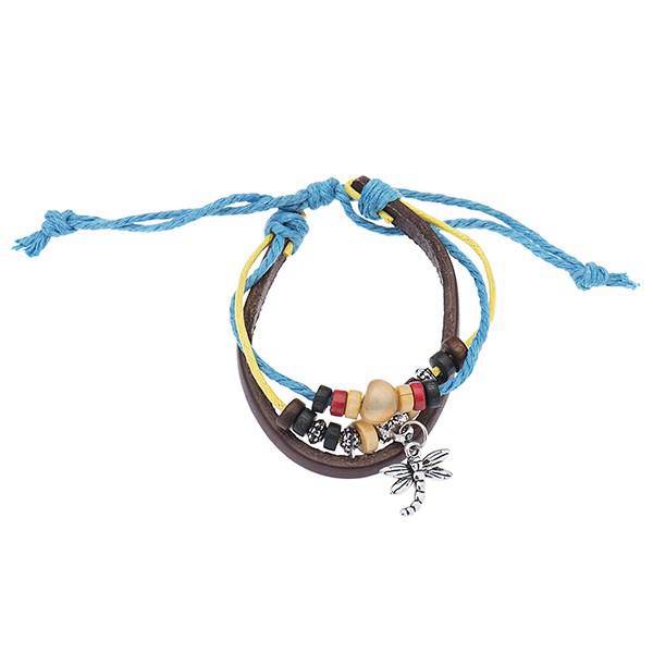 دستبند چرمی جی دبلیو ال مدل B15078، JWL B15078 Bracelets