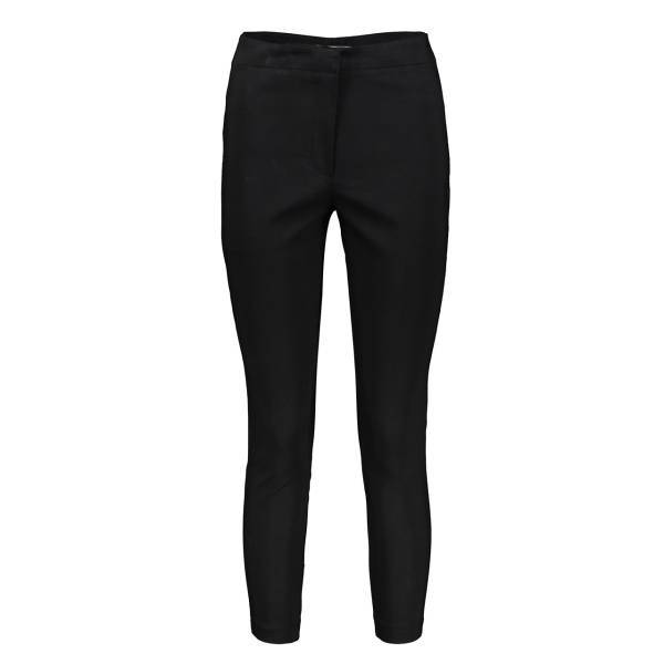 شلوار زنانه کتان راسته جذب مشکی مدل 223، Dorsatanpoosh 223 Trousers For Women