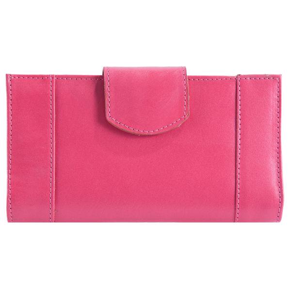 کیف پول زنانه رویال چرم مدل W18-Pink