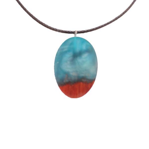 گردنبند چوب و رزین ریلماری مدل WN52، Rilmary wood and resin Necklace WN52