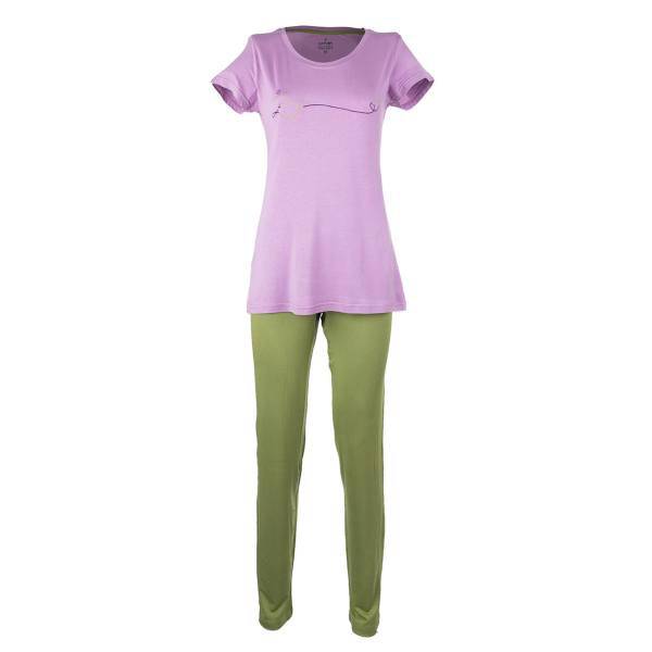 ست تی شرت و شلوار زنانه ناربن مدل 1-940، Narbon 940-1 T-Shirt And Pants For Women