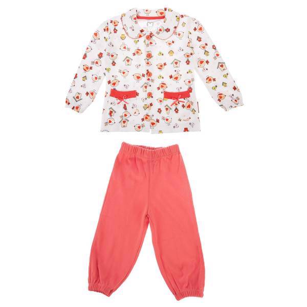 ست لباس دخترانه آدمک مدل 2627001O، Adamak 2627001O Baby Girl Clothing Set