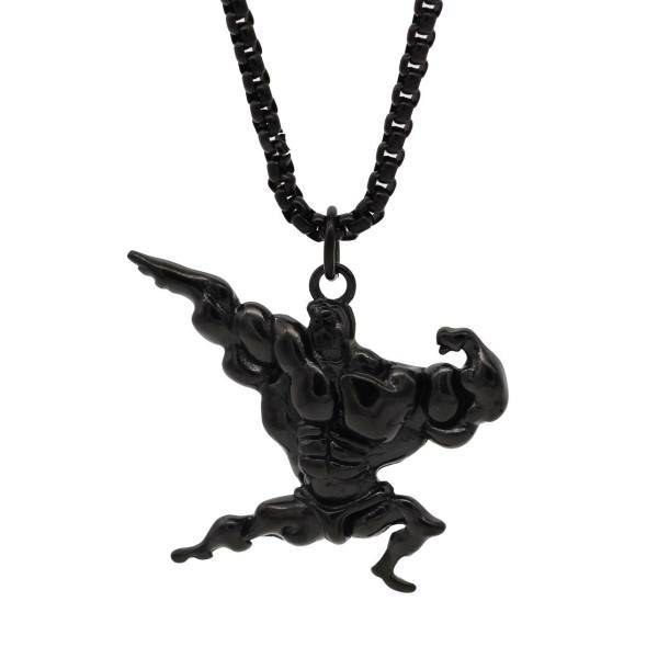 گردنبند لوکسین طرح بدنسازی مدل N488، Loxin Bodybuilding N488 Necklace