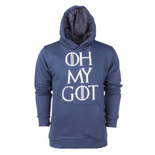 هودی سرمه ای زنانه سون پی ام مدل OH MY GOT، Seven PM OH MY GOT Hoodie For Women