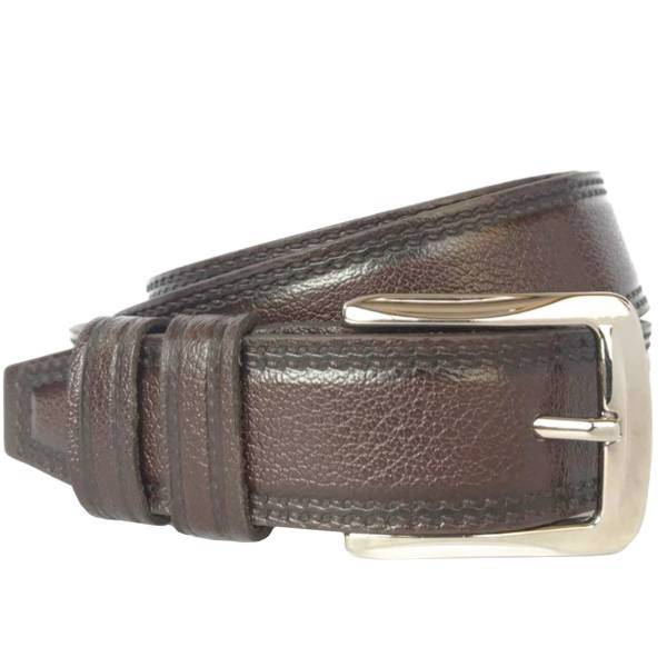 کمربند مردانه چرم طبیعی رایا مدل Patterned، Raya Leather Patterned Belt For Men