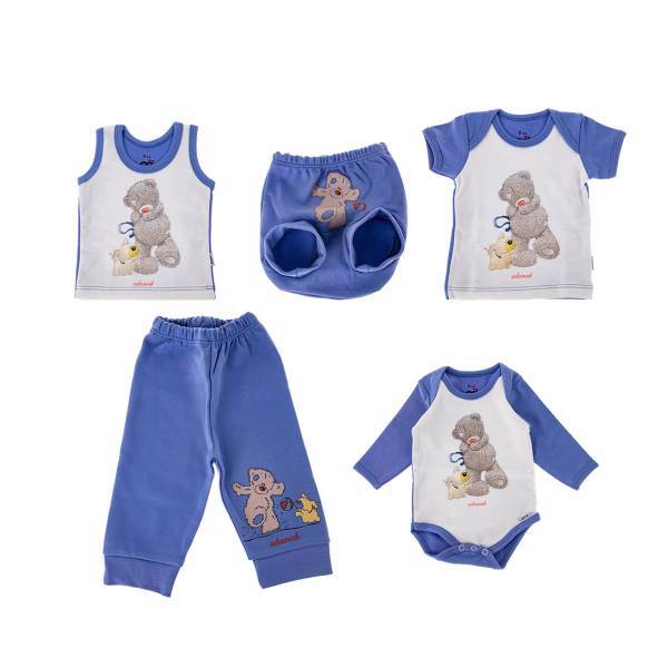 ست لباس نوزادی آدمک مدل 941000، Adamak 941000 Baby Clothes Set