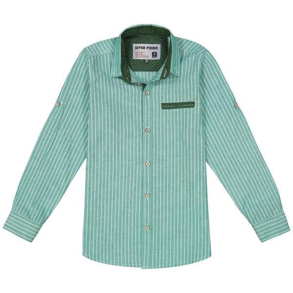 پیراهن آستین بلند پسرانه سون پون مدل 53323، Seven Poon 53323Long Sleeve Shirt For Boys
