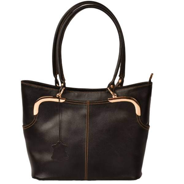 کیف دستی چرم طبیعی کهن چرم مدل V149، Kohan Charm V149 Leather Hand Bag