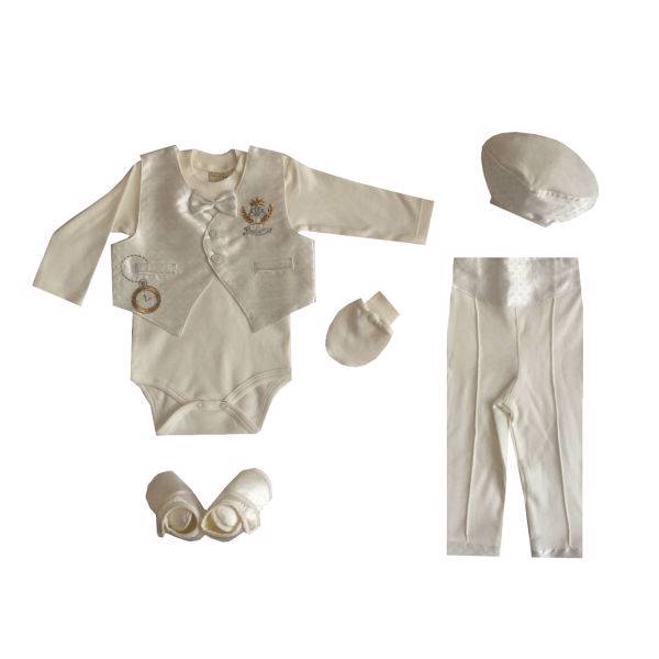 ست لباس نوزادی بی بی بادم مدل 22344، Baby badem Model 22344 Boy Baby Clothing Set