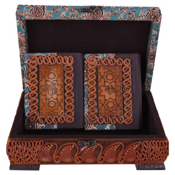 جعبه و کتابهای قرآن و دیوان حافظ مدل 01-09 سایز کوچک