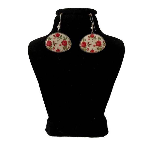گوشواره گالری بهشت مدل گل گلی