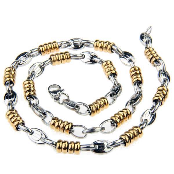 گردن بند مردانه تمام استیل مدل SSN-1759