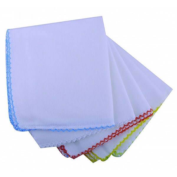 دستمال بیبی جم مدل 310256 بسته 10 عددی، Baby Jem 310256 Handkerchief Pak of 10