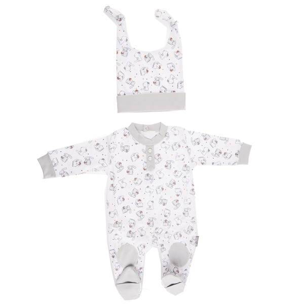 ست لباس پسرانه آدمک مدل 135000G، Adamak 135000G Baby Boys Clothing Set