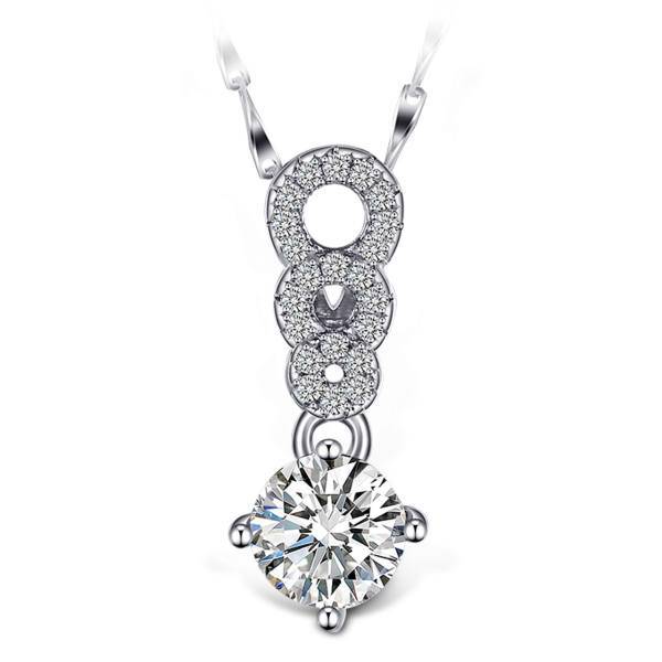 گردنبند نقره شهر جواهر مدل SJ-N035، Shahrejavaher SJ-N035 Silver Necklace