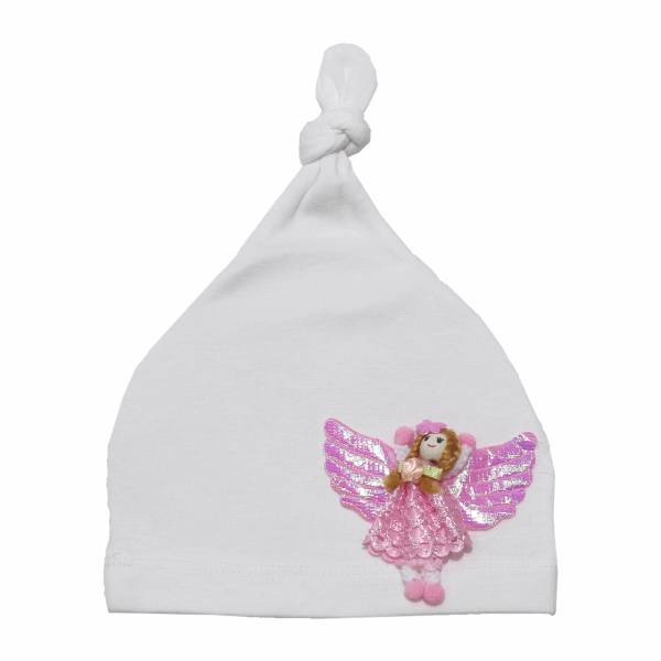 کلاه گرد نوزادی مینی داملا مدل 8048Pink، Mini Damla 8048Pink Baby Hat