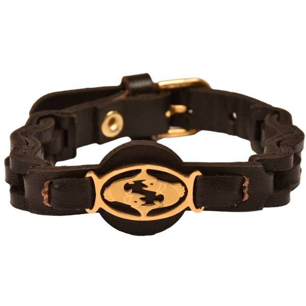 دستبند چرمی کهن چرم طرح اسفند مدل BR68-7، Kohan Charm Esfand BR68-7 Leather Bracelet