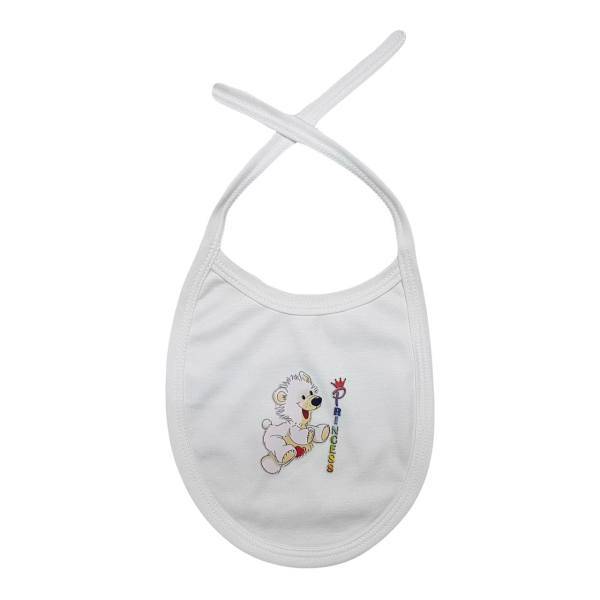 پیشبند نوزادی برند پرنسس مدل WHITE-04، BABY APRONS PRINCESS BRAND WHITE