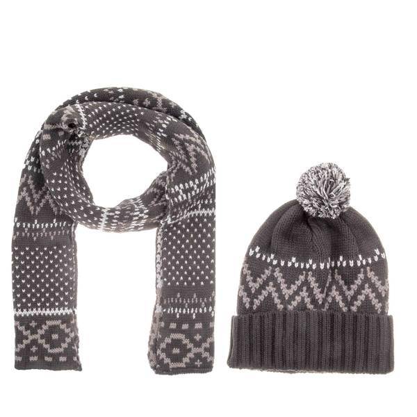 ست کلاه و شال مردانه فونم مدل 3552، Fonem 3552 Hat And Scarf Set For Men