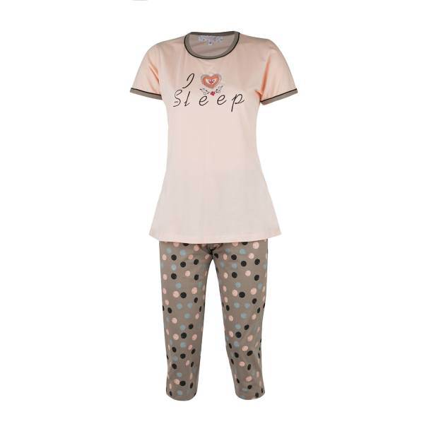 ست تی شرت و شلوار زنانه پی جامه مدل 5080، Pijame 5080 T-Shirt And Pants For Women