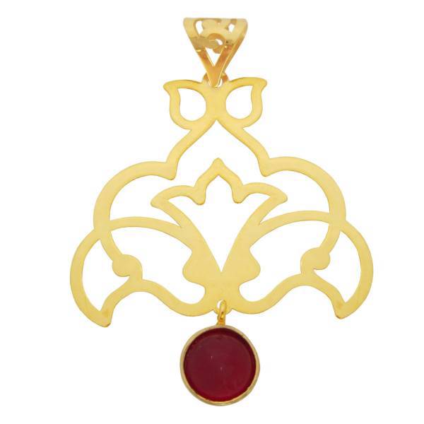 آویز گردنبند طلا 18 عیار شانا مدل N-SG70، Shana N-SG70 Gold Necklace Pendant Plaque