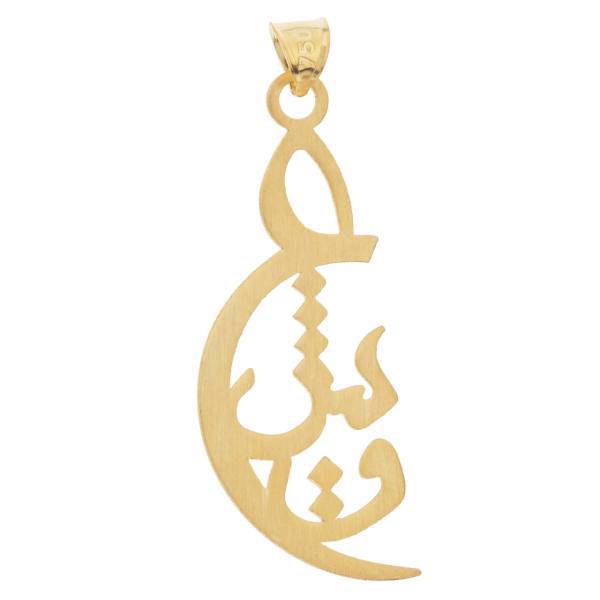 آویز گردنبند طلا 18 عیار رزا مدل N101، Rosa N101 Gold Necklace Pendant Plaque