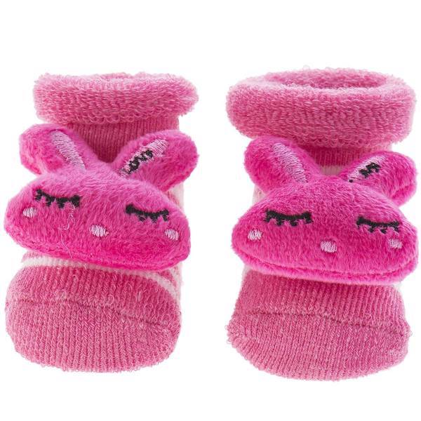 جوراب عروسکی بیبی ساکس طرح خرگوش، Baby Socks Love Rabbit Puppet Footwear