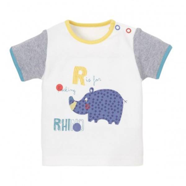 تی شرت آستین کوتاه مادرکر مدل B2239، Mothercare B2239 Baby T Shirt With Short Sleeve