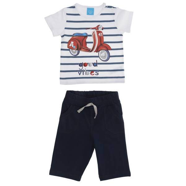 ست لباس پسرانه بنو بنت مدل L026، Beno Bent L026 Boys Clothes Set