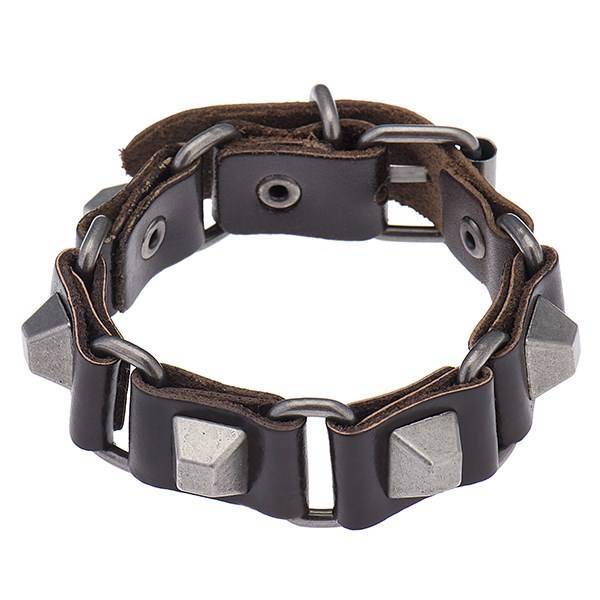دستبند چرمی جی دبلیو ال مدل B15074، JWL B15074 Bracelets