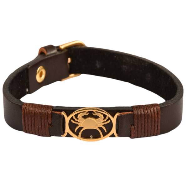 دستبند چرمی کهن چرم طرح تولد تیر مدل BR43-7، Kohan Charm Tir BR43-7 Leather Bracelet