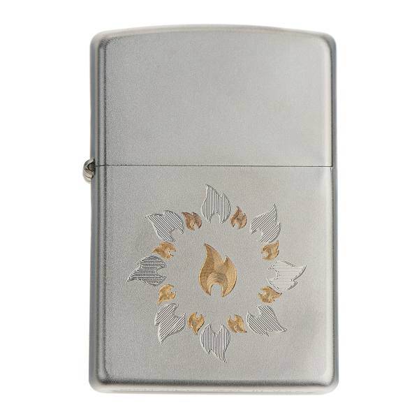 فندک زیپو مدل Ring Of Fire 21192، Zippo Ring Of Fire 21192 Lighter