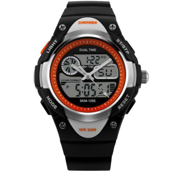 ساعت مچی بچه گانه دیجیتال/ عقربه ای دو موتوره اسکمی مدل 1055، Skmei Sport Watch Children Model 1055