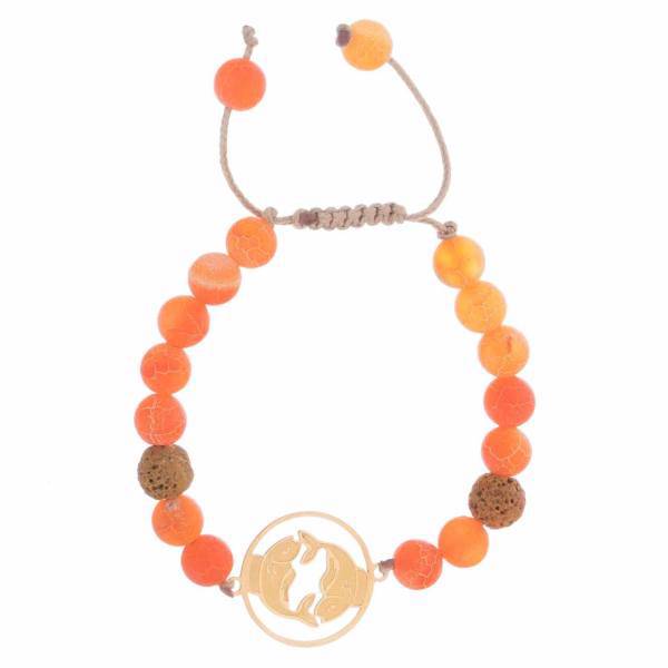 دستبند نوژین مدل اسفند نارنجی، Nojin Orange Esfand Bracelet