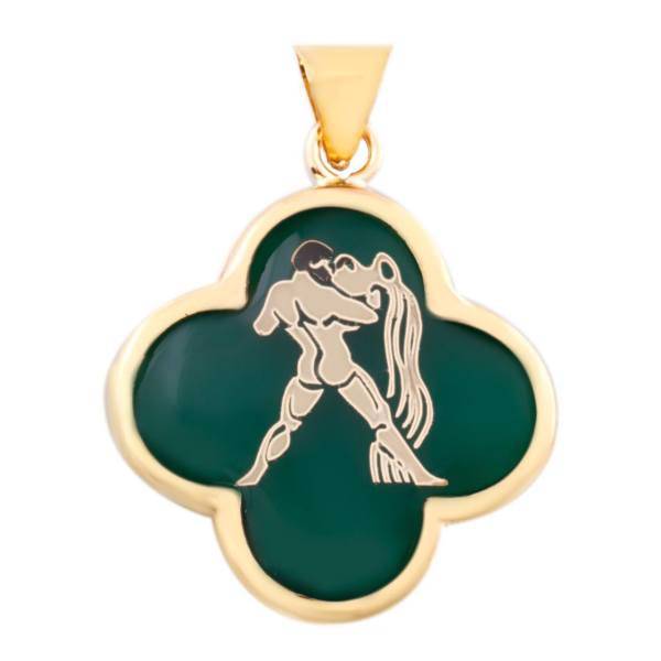 آویز گردنبند طلا 18 عیار مرجان مدل 0140، Marjan 0140 Gold Necklace Pendant Plaque