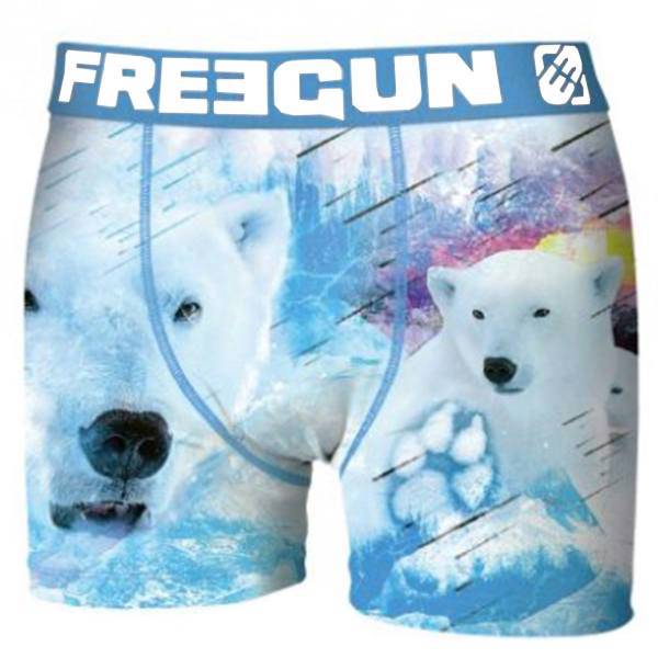 شورت مردانه فیری گان مدل Boxer Winter Animals 1، Freegun Boxer Winter Animals 1 Panty for Men