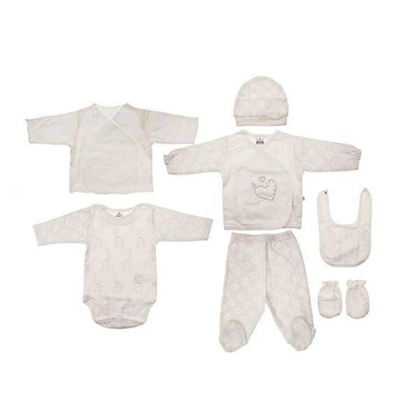 ست لباس نوزادی کارامل مدل ZK2187G، Caramell ZK2187G Baby Clothes Set