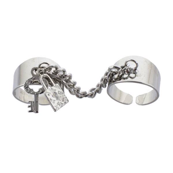 انگشتر کالیکس مدل Double Rings Silver