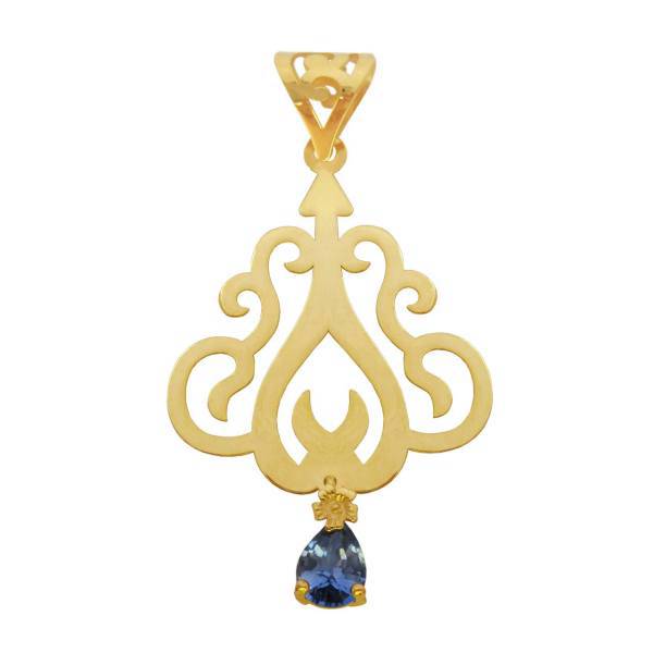 آویز گردنبند طلا 18 عیار شانا مدل N-SG77، Shana N-SG77 Gold Necklace Pendant Plaque
