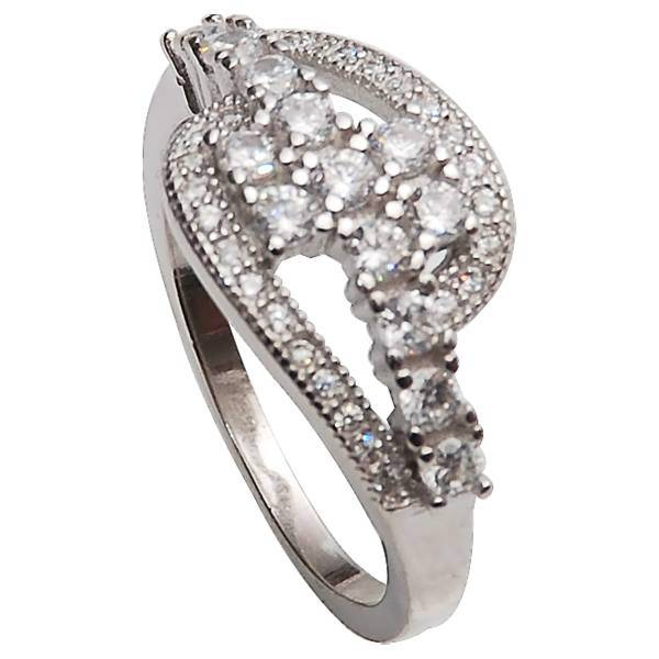 انگشتر نقره شهر جواهر مدل SJ-SR072، Shahrejavaher SJ-SR072 Silver Ring