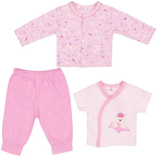 ست لباس دخترانه مینی میکسز مدل 46483، Minimixs 46483 Baby Girl Clothing Set