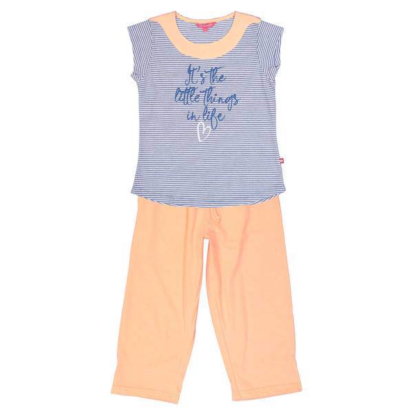 ست تی شرت و شلوار دخترانه ولنتاین مدل 1638-GL، Valentine GL-1638 T-Shirt And Trousers For Girls