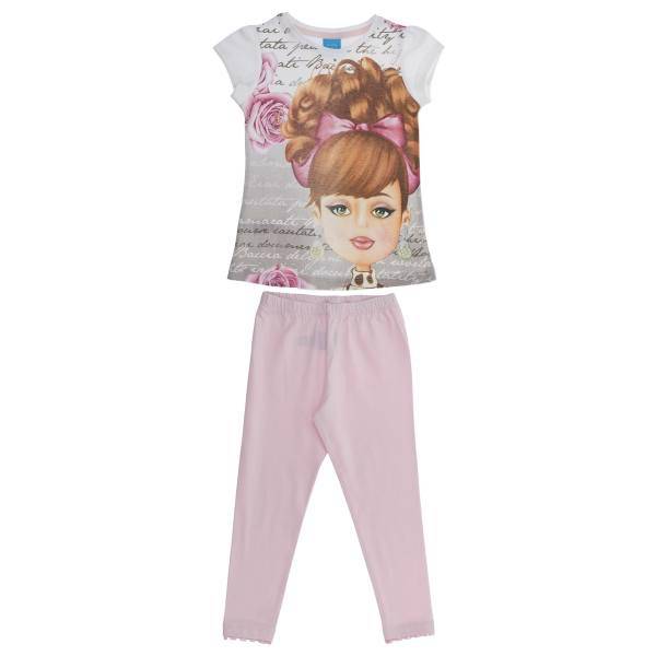 ست لباس دخترانه بنو بنت مدل L040، Beno Bent L040 Girls Clothes Set