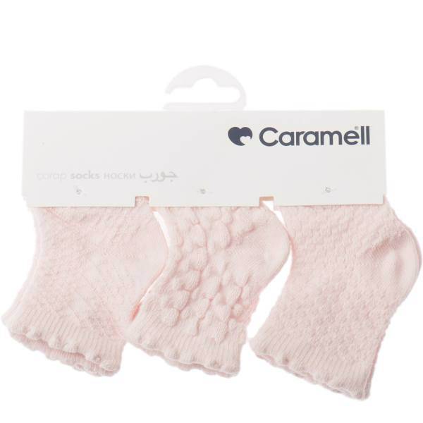 جوراب کارامل مدل COK2393S بسته 3 عددی، Caramell COK2393S Socks Pack Of 3