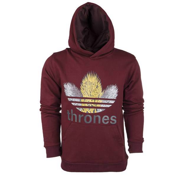 هودی زرشکی مردانه سون پی ام مدل Thrones، Seven PM Thrones Hoodie For Men